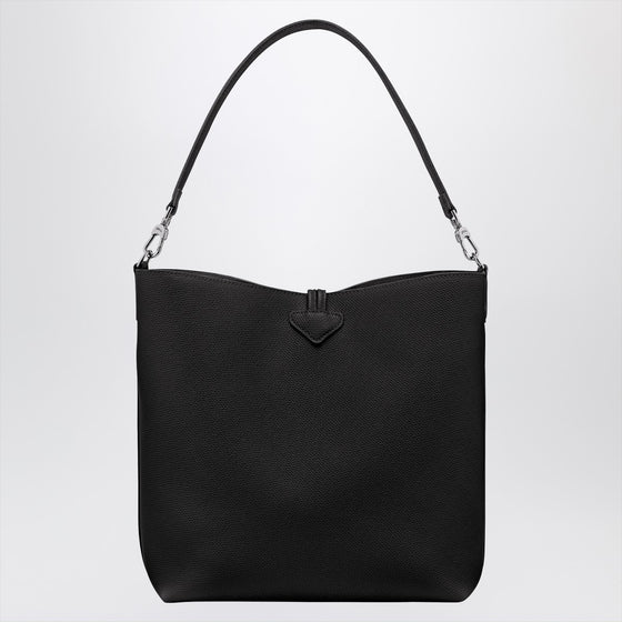 Longchamp M Le Roseau black Hobo Bag