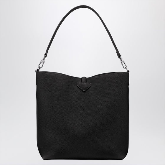 Longchamp M Le Roseau black Hobo Bag