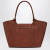 Longchamp L Épure leather shoulder bag brown
