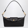 Longchamp Le Pliage Xtra black leather shoulder bag