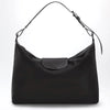 Longchamp Black XL Le Pliage Xtra leather hobo bag