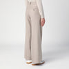 QUELLEDUE Grey mélange wool trousers