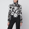 Dries Van Noten Double-breasted bomber with cow pattern