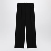  The Row Black wool trousers