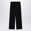 The Row Black wool trousers