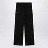 The Row Black wool trousers