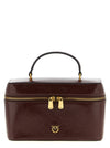 Pinko Crumpled Effect Leather Handbag