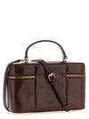 Pinko Crumpled Effect Leather Handbag