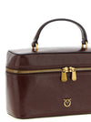 Pinko Crumpled Effect Leather Handbag