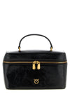 Pinko Crumpled Effect Leather Handbag