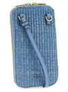 Pinko Raffia Smartphone Holder