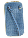 Pinko Raffia Smartphone Holder