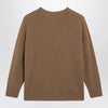 The Row Noler crewneck cashmere sweater in camel