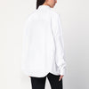 Dries Van Noten Wide white pinstriped shirt