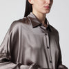 Dries Van Noten Shirt Taupe Color in Silk