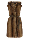 Pinko Galearis Faux Fur Vest