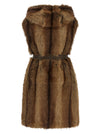 Pinko Galearis Faux Fur Vest