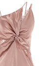 Pinko Satin And Lace Dress