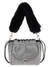 Pinko Rhinestone Bucket Bag