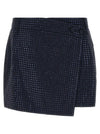 Pinko Soave Skirt With Rhinestones