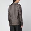 Dries Van Noten Brown printed silk shirt
