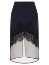 Bardazzi X Pinko Blue Botticino Skirt