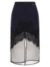 Bardazzi X Pinko Blue Botticino Skirt