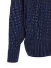 Pinko Seicento Cardigan With Rhinestones And Hood