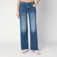  Mother The Mid Rise Maven Sneak jeans in washed blue