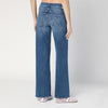 Mother The Mid Rise Maven Sneak jeans in washed blue