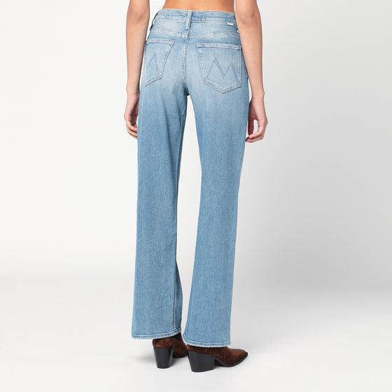 Mother Light blue The Spinner Zip Sneak jeans