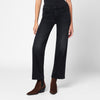 Mother Faded black The Rambler Zip Flood jeans