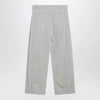 The Row Iven trousers in smoke grey silk blend