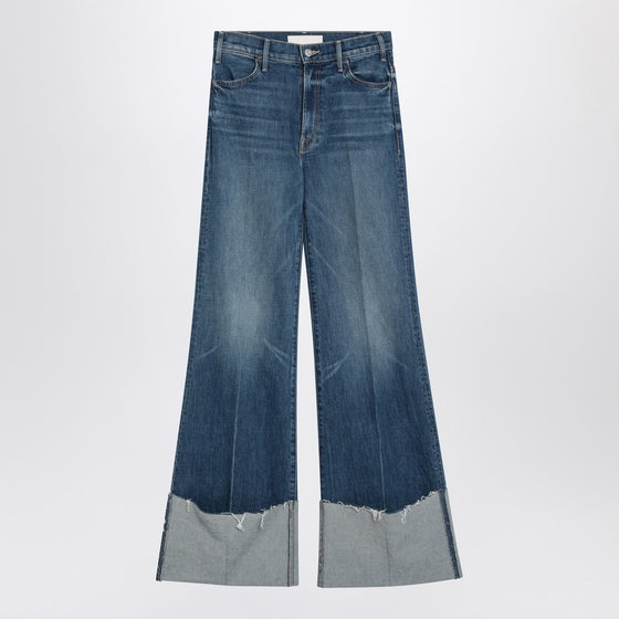 Mother Jeans The Hustler Roller Heel Cuff Fray