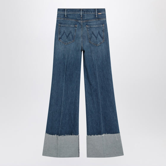 Mother Jeans The Hustler Roller Heel Cuff Fray