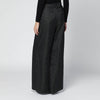 Dries Van Noten Black jacquard trousers