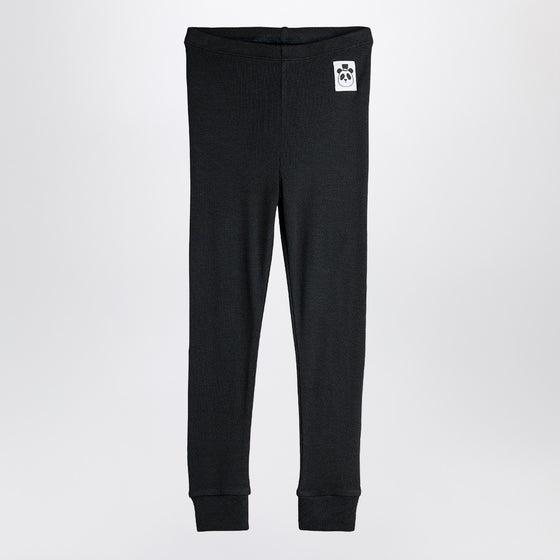 Mini Rodini Black modal leggings