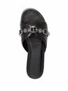 Balenciaga Cagole leather sandals