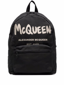  Alexander McQueen Graffiti Metropolitan Backpack