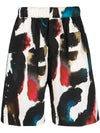 Alexander McQueen Straight Print Shorts