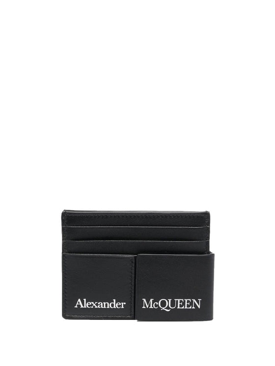 Alexander McQueen Card holder with print