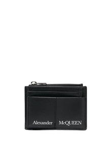  Alexander McQueen logo print cardholder