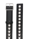 Alexander McQueen eyelet-detail leather belt
