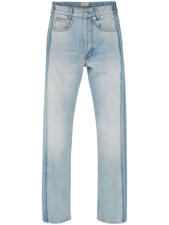 Alexander McQueen Worker Patched straight-leg Jeans