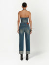 Alexander McQueen turn-up Hem straight-leg Jeans
