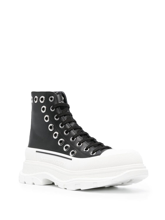 Alexander McQueen tread slick ankle boots