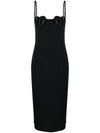Blumarine Rhinestones embellished mini dress