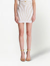 Balmain Zebra knit short skirt
