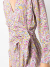 Iro Taro short wrap dress