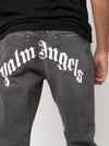 Palm Angels Curved Logo denim jeans